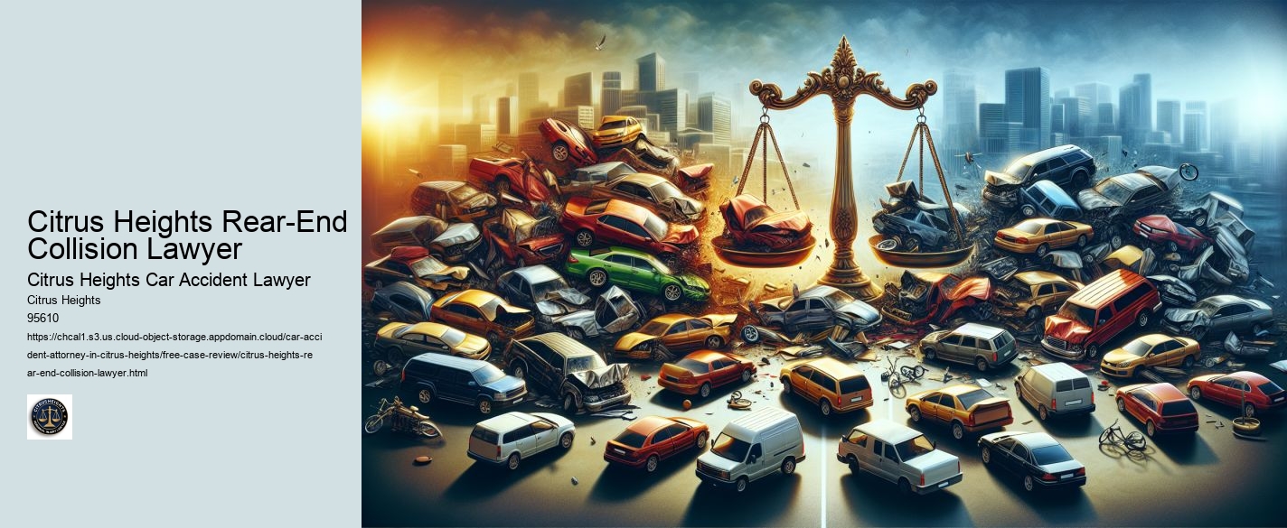 Citrus Heights Rear-End Collision Lawyer
