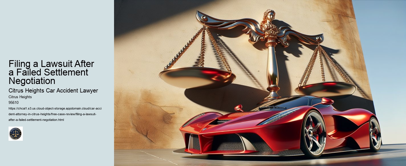 Filing a Lawsuit After a Failed Settlement Negotiation