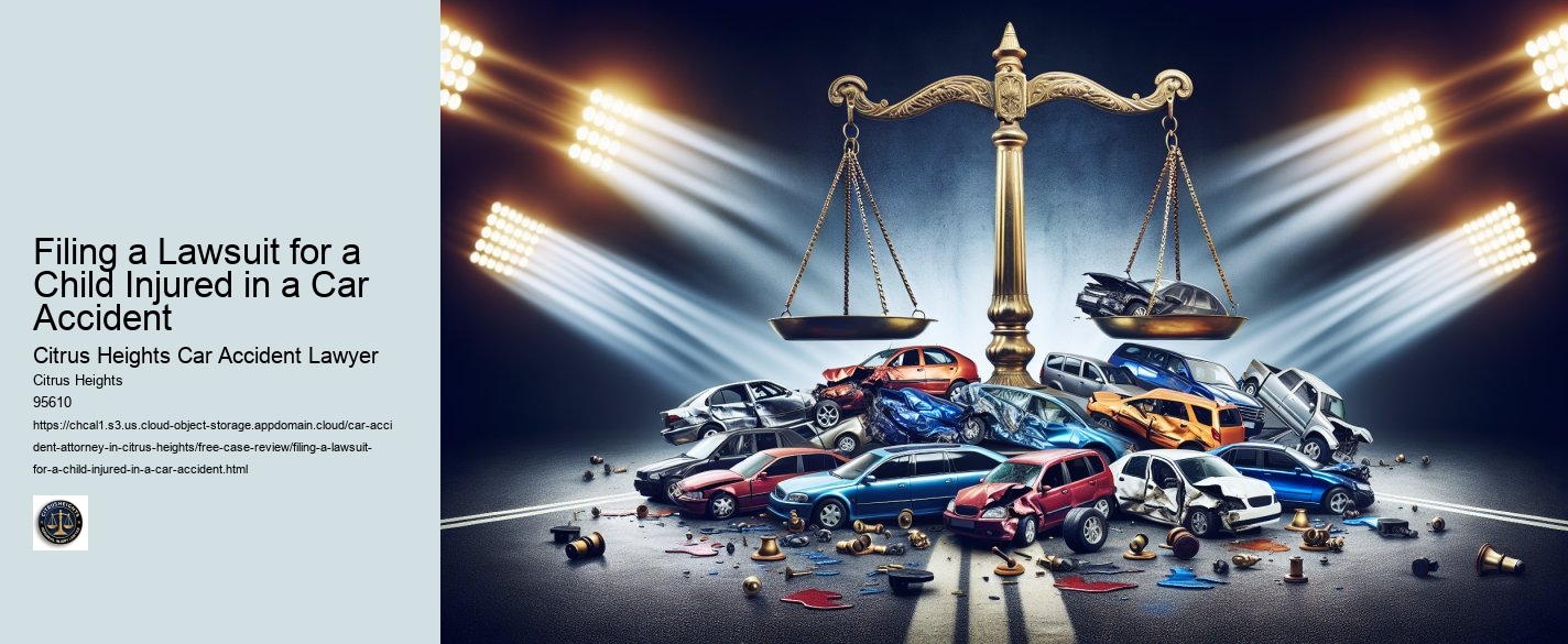 Filing a Lawsuit for a Child Injured in a Car Accident