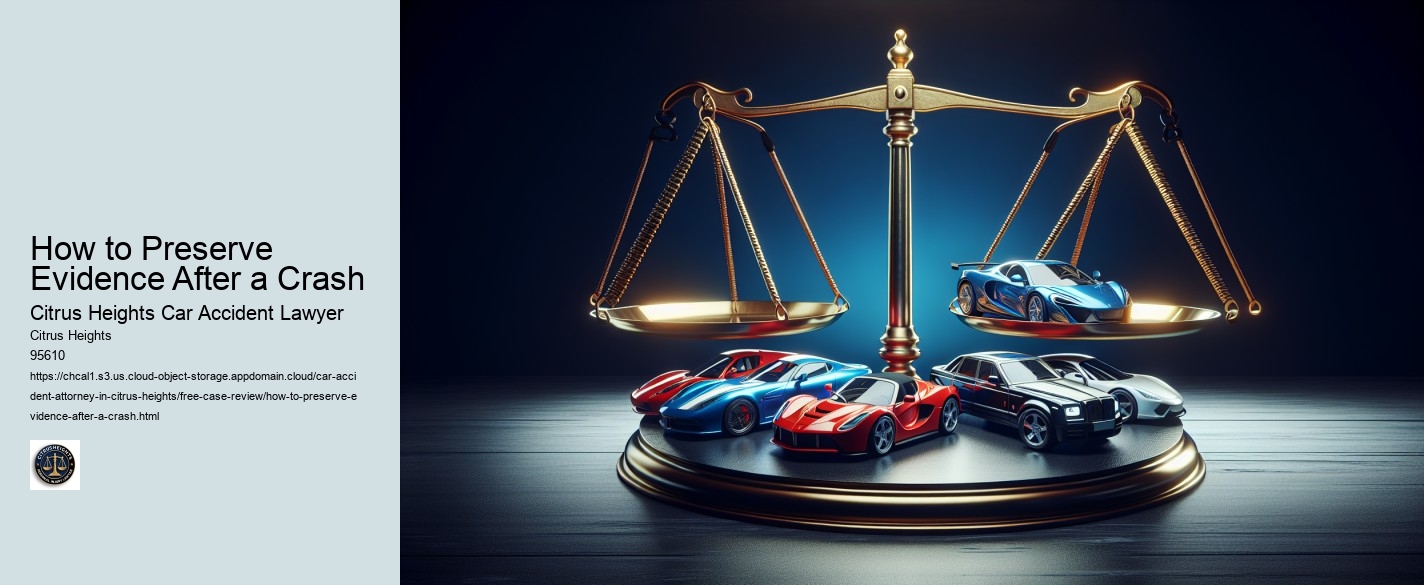 How to Preserve Evidence After a Crash