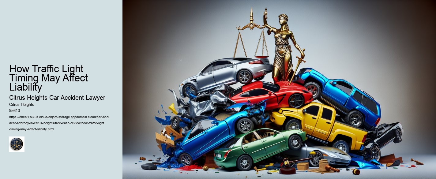 How Traffic Light Timing May Affect Liability