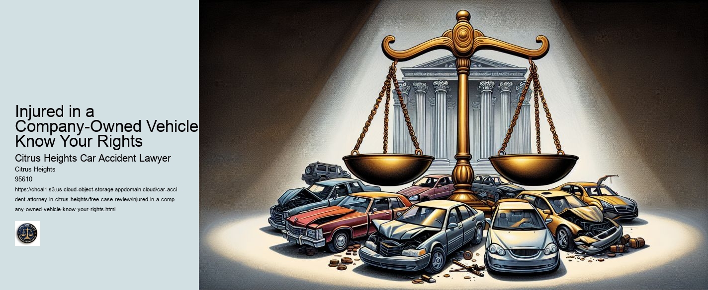 Injured in a Company-Owned Vehicle? Know Your Rights